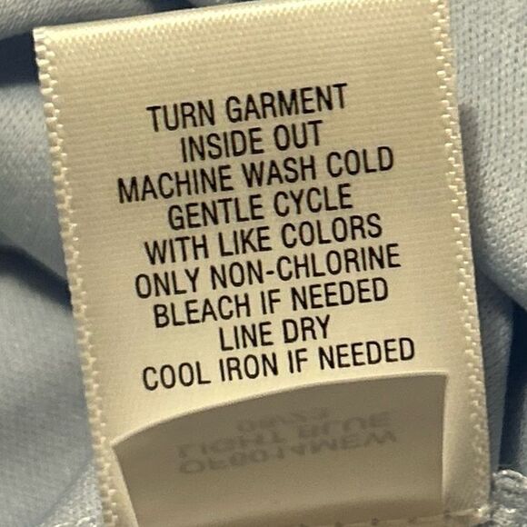 FARMERS MARKET NWT Boho Light Blue Midi Skirt XL - Picture 11 of 12